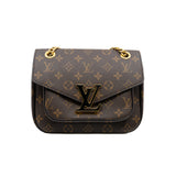 thumbnail passy in monogram canvas black/gold hardware