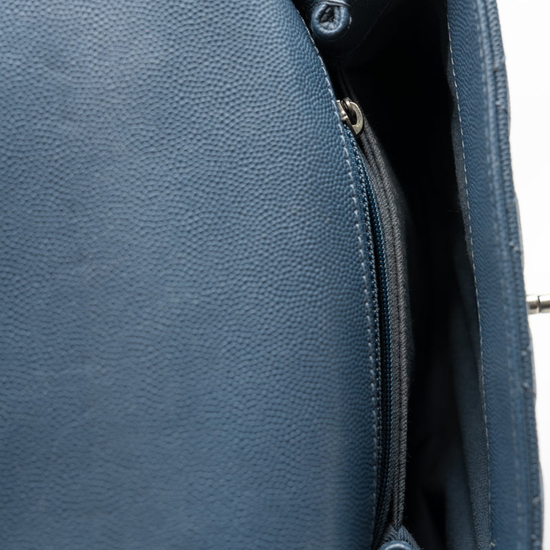 small coco handle lake blue caviar phw seri23 – L'UXE LINK