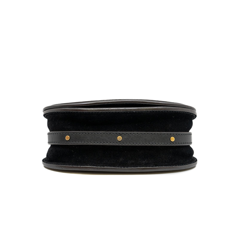 Small Nile Black Calfskin Leather Bracelet Bag GHW - L'UXE LINK