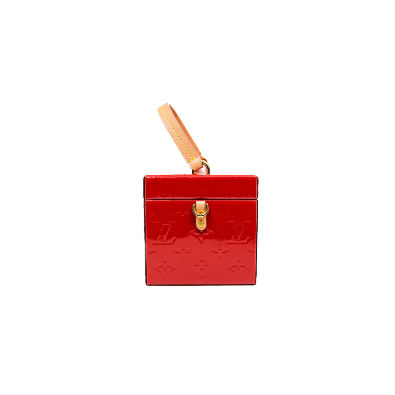 box patent red monogram rrp4000+