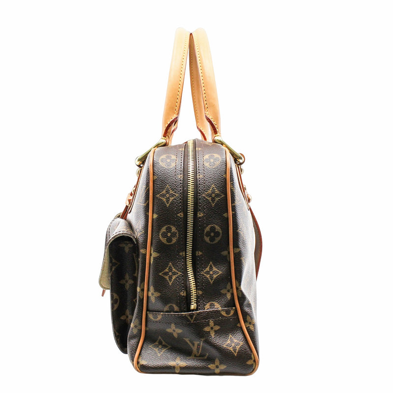 MANHATTAN tote zippy monogram ghw - L'UXE LINK