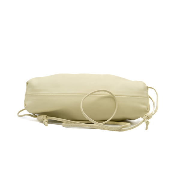 Mini Pouch In Light Yellow Calf Leather GHW - L'UXE LINK