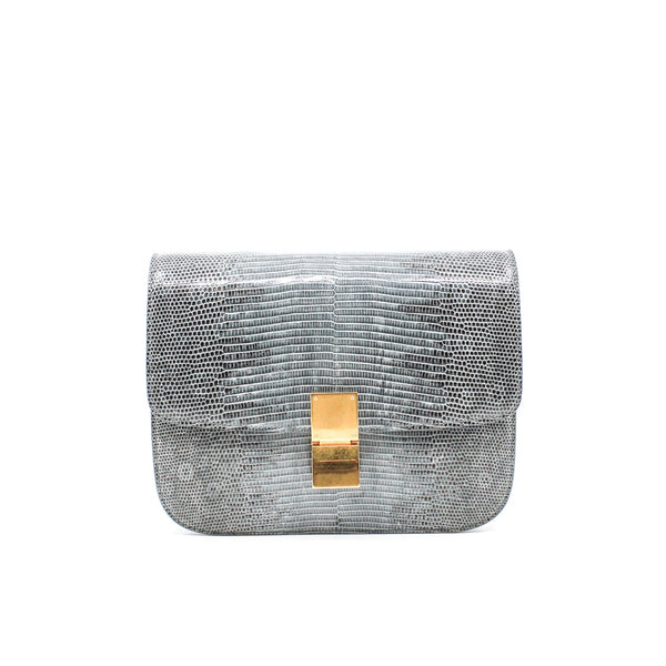 box MM gray blue lizard ghw - L'UXE LINK