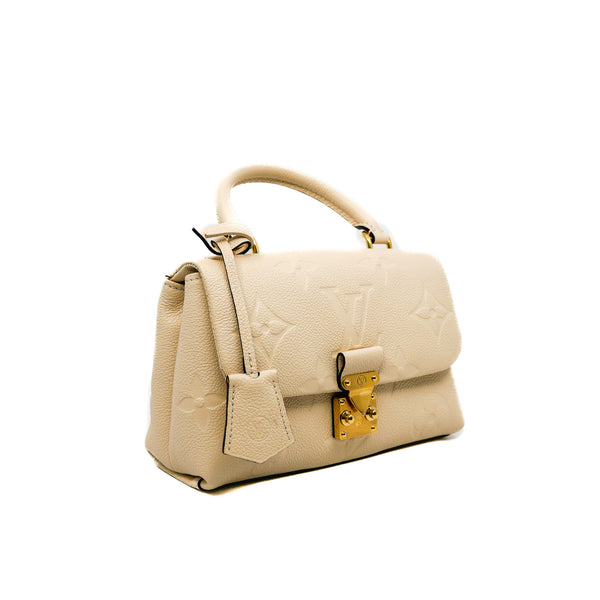 Madeleine BB in Monogram Empreinte Leather white ghw