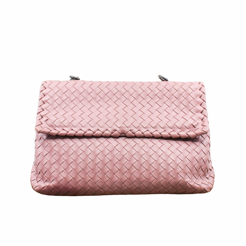 CROSSBODY BAG  OLIMPIA LEATHER rose pink - L'UXE LINK