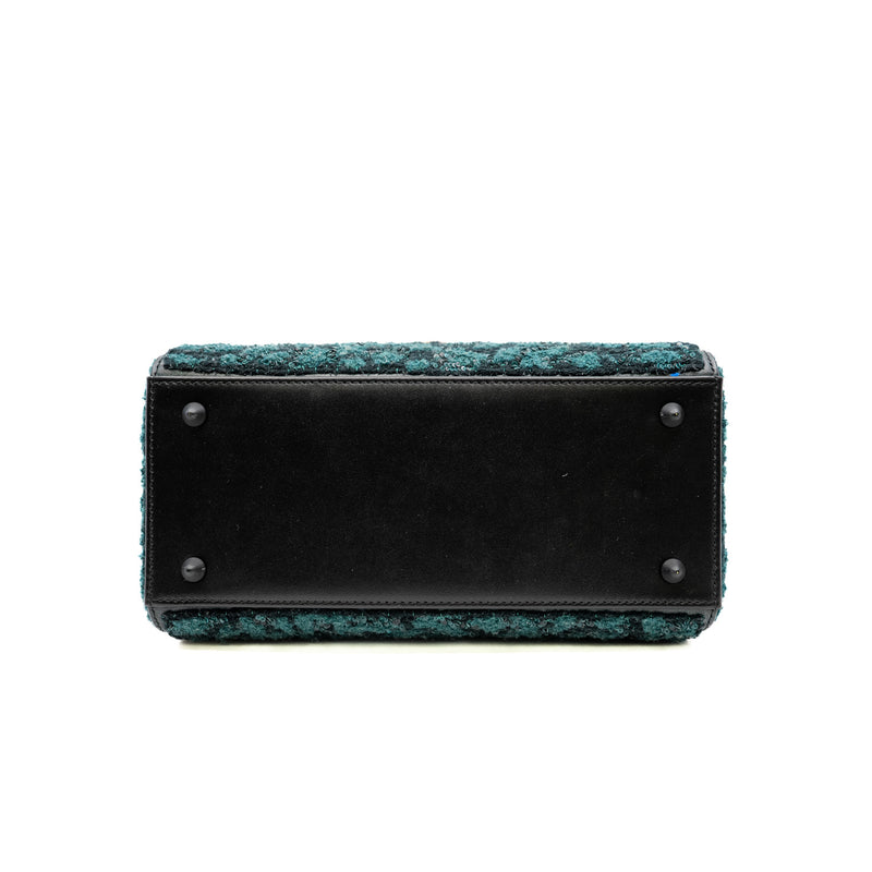medium lady limited art with crystal buckle in lambskin dark green so black hw 2024
