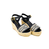 thumbnail wages in blue monogram with beige color size 36