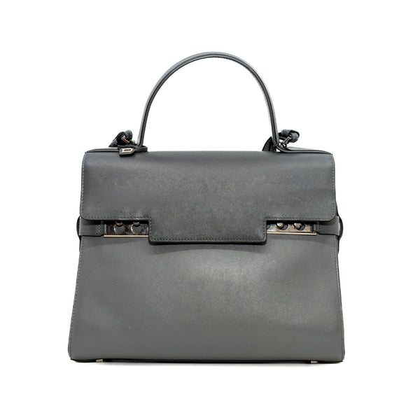 medium shoulder gray bag with strap