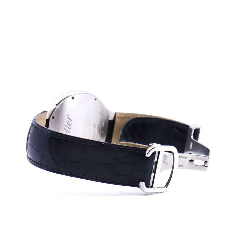 40mm ballon men watch with in white dial CCD black band #269549vx 3755 - L'UXE LINK