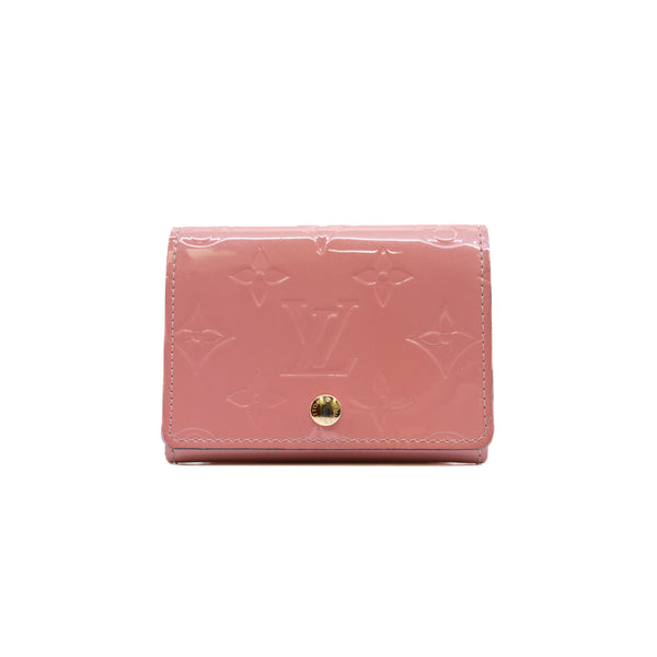 Vernis Business Card Holder Poppy Light Pink - L'UXE LINK