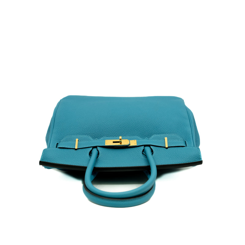birkin 30 in togo 7Q Mykonos ghw R stamp - L'UXE LINK
