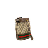 thumbnail small bucket tote in GG canvas ghw
