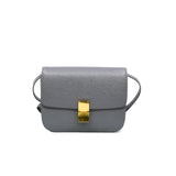 thumbnail medium box bag grey leather ghw