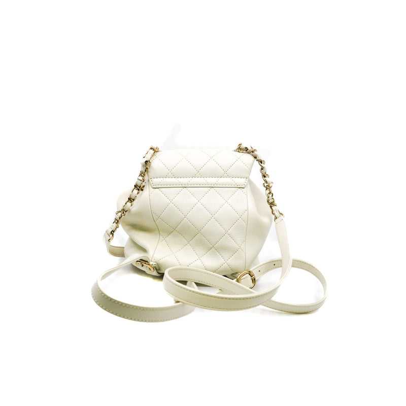 small duma in white lambskin  LGHW