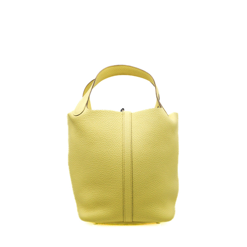 picotin 22 in tc lime phw U stamp - L'UXE LINK