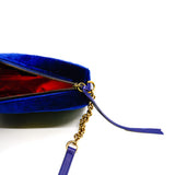 thumbnail GG Marmont Camera Bag in Velvet blue ghw