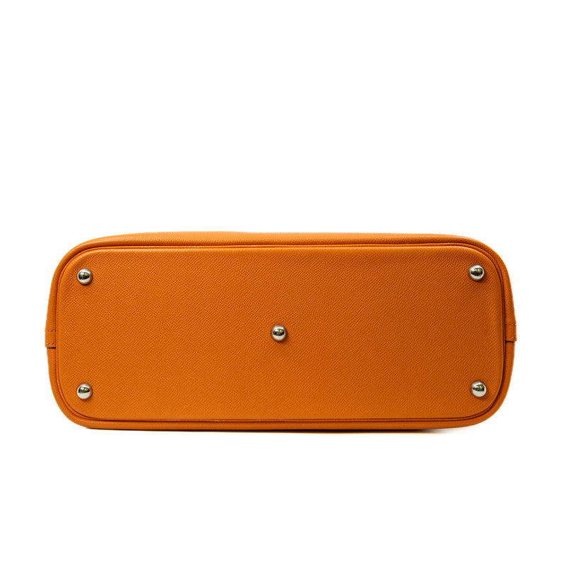 Bolide 35 Bag In Epsom Leather Orange PHW Square K Stamp - L'UXE LINK