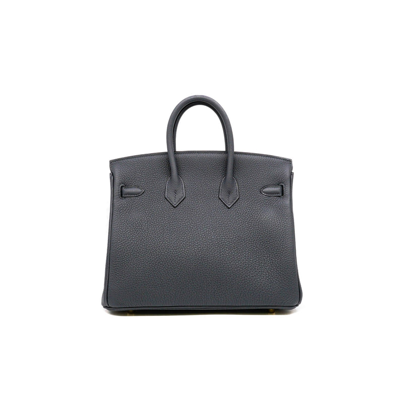 birkin 25 gris misty H0 togo rghw w stamp