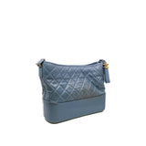 thumbnail large Gabrielle HoBo in blue calfskin multicolor hardware Seri 25