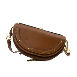 Small Nile Minaudière In Brown Calfskin Leather Handbag GHW - L'UXE LINK