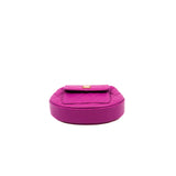 thumbnail Quilted polly in purple caviar leather bag