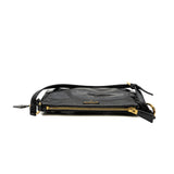 thumbnail 2002 leather shoulder bag in shinny black