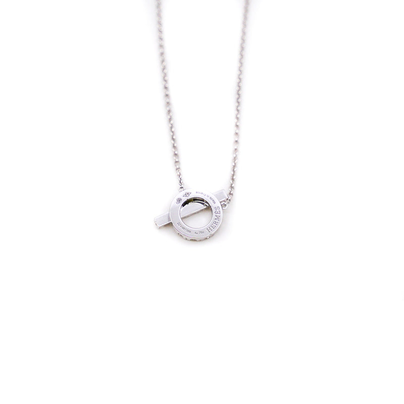 finesse Q diamond necklace in 18k wg #22A488373xx