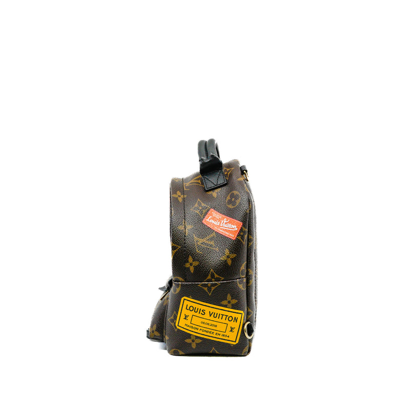 louis vuitton backpack mini multicolor Mini Limited Edition Multicolor Palm Spring Monogram Canvas Backpack GHW With Strap – L'UXE LINK