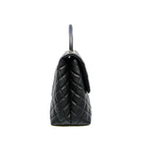 thumbnail large coco handle in caviar black ghw seri 30