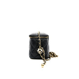 thumbnail 22B Pearl Crush Long Vanity Lambskin Black GHW #X453XXXX