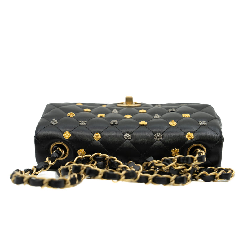limited mini cf in lambskin black ghw seri 26