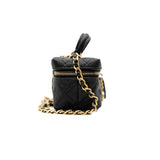 thumbnail mini vanity bag in black caviar ghw seri 31