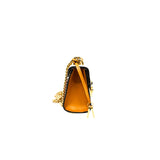 thumbnail small padlock in beige leather ghw