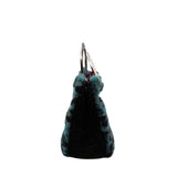 thumbnail medium diorissimo tote in blue/ black fur phw