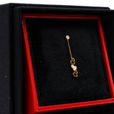 thumbnail qeelin Wulu petite earring in 18K rg set with diamonds