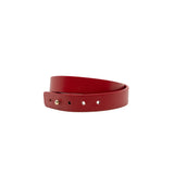 thumbnail bracelet in leather red