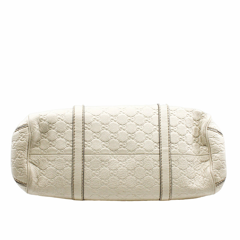 tote bag  leather  white PHW - L'UXE LINK