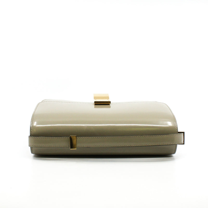 box medium leather  light gray ghw - L'UXE LINK