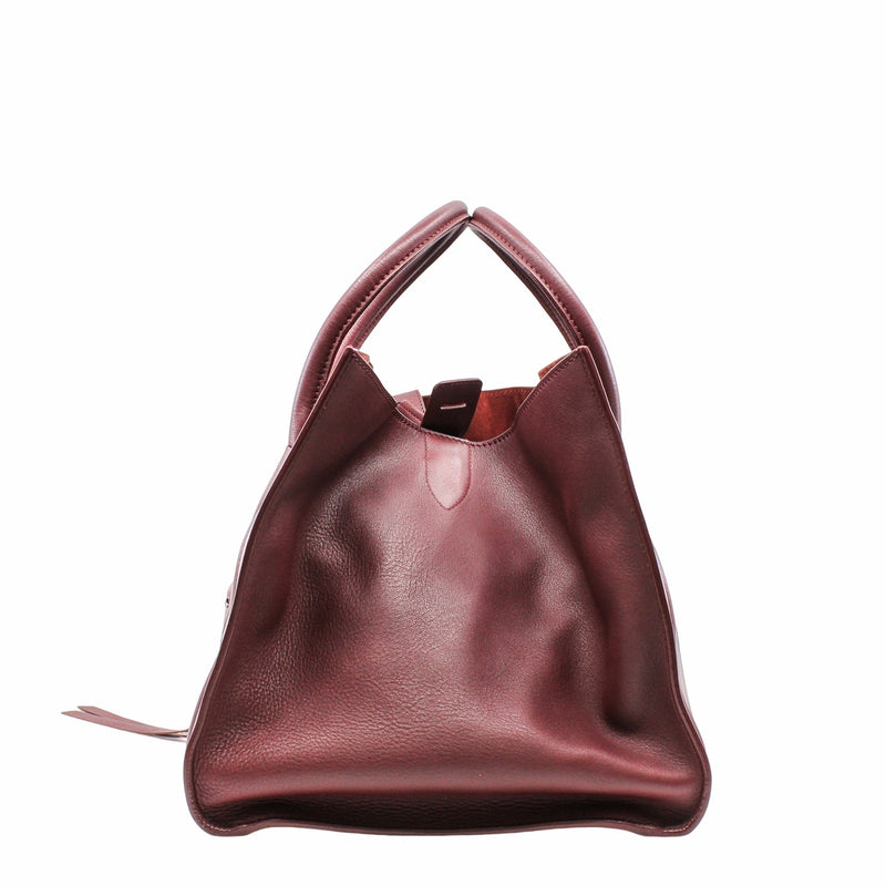 PHANTOM BAG LEATHER MEDIUM RED GHW - L'UXE LINK