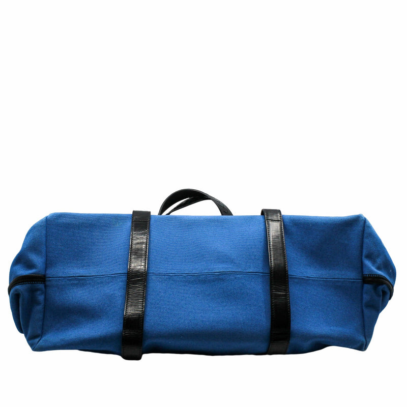 tote  bag large fabric blue