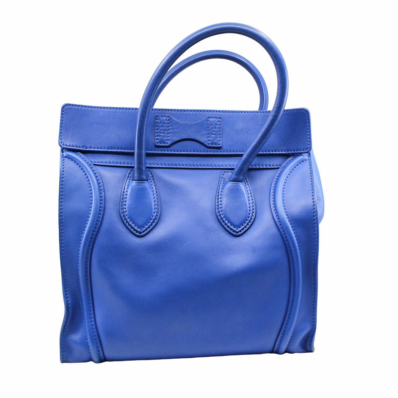 Luggage  mini leather blue ghw - L'UXE LINK