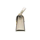 thumbnail small sylvie with top handle in white leather ghw