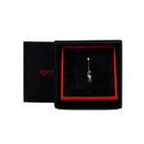 thumbnail qeelin Wulu petite earring in 18K rg set with diamonds