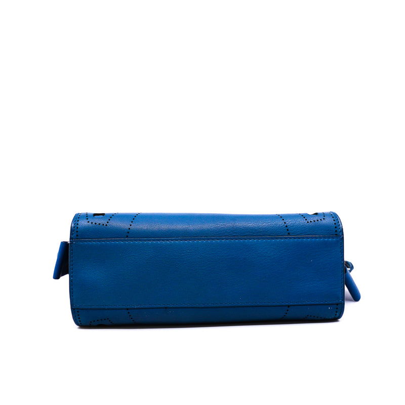 mini city in swift leather blue ruthenium hw - L'UXE LINK