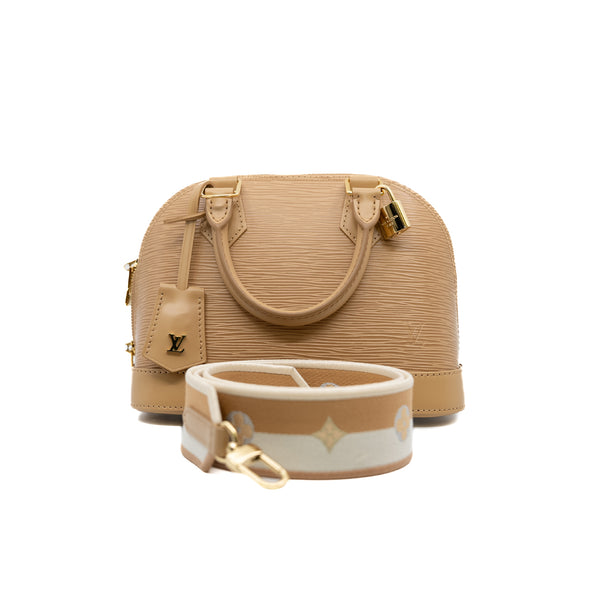 Alma BB in EPI leather beige ghw 2023