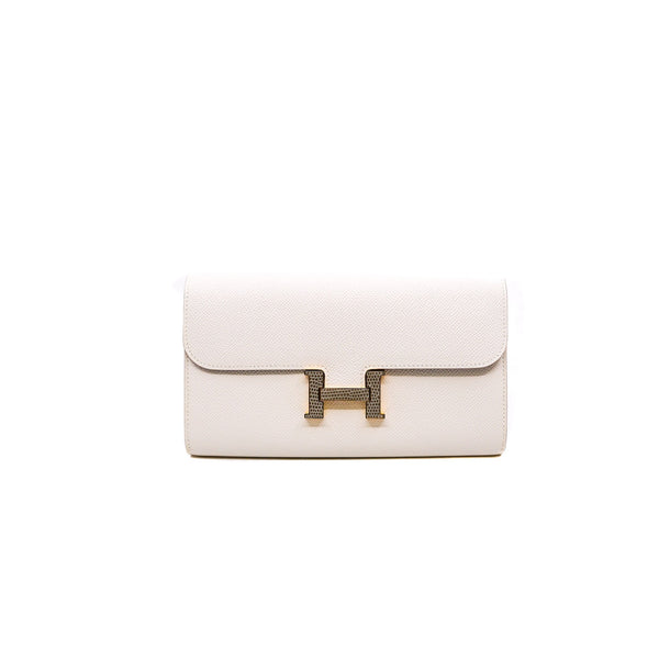 constance to go with lizard buckle in epsom gris pale/gris tourterelle ghw B stamp