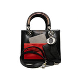 thumbnail medium lady dior pockets in multicolour leather phw