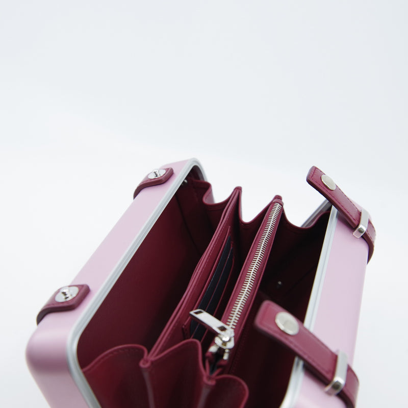 Dior X Rimowa Aluminum Rose Pink Clutch Bag PHW With Strap - L'UXE LINK