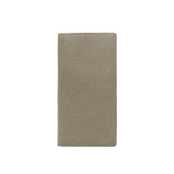 Taiga Leather Brazza Grey Long Wallet - L'UXE LINK