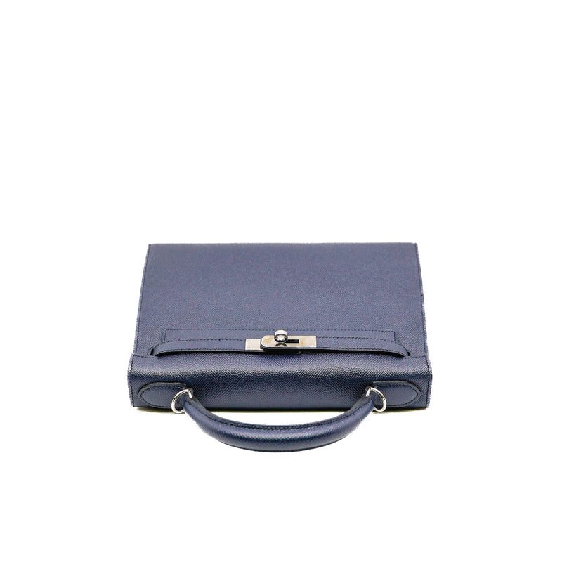 kelly 28 in epsom blue indigo phw A stamp